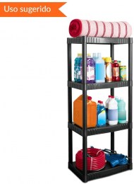 Estante plástico 4 repisas PETRUL1